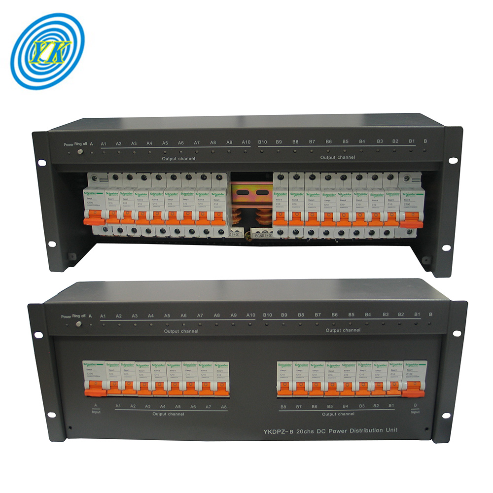 Rack power distribution module unit 20 channel 24v 48v