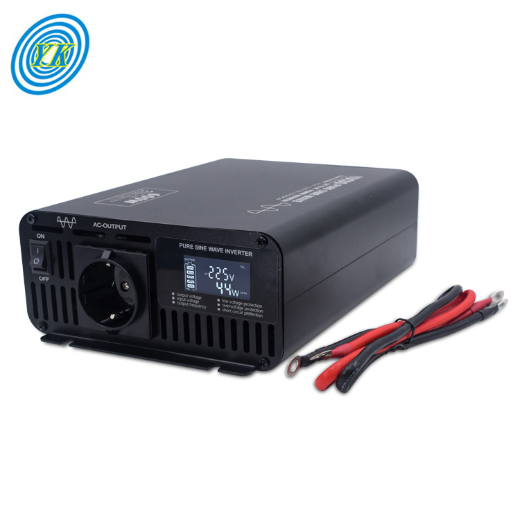 Yucoo hot sell Off-grid 600W 12v/24v/48v/60v/72v to 110v/220v pure sine wave power inverter