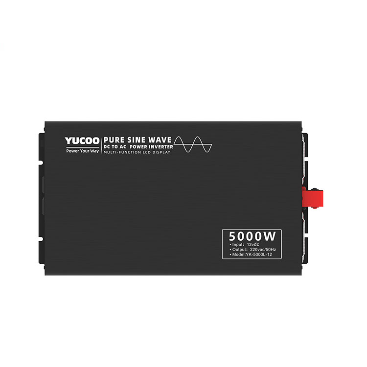 Yucoo home power inverter5000W 60V To 110V Inverter pure sine wave inverter 5000W 60V To 220V Inverter