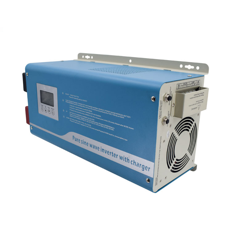 24/48VDC to 120/220VAC power inverter pure sine wave 4000w with a built-in charger