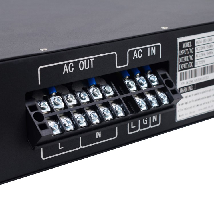 Rack mount intelligent 220Vdc to 220Vac 5000va inverter pure sine wave for telecom