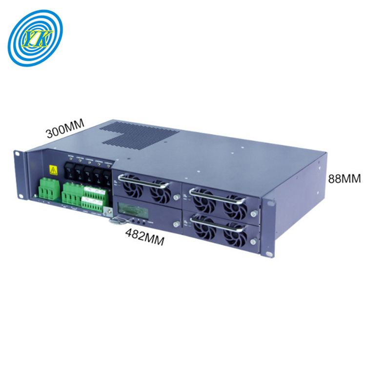 2u 48v 90a rack mount telecom rectifier system