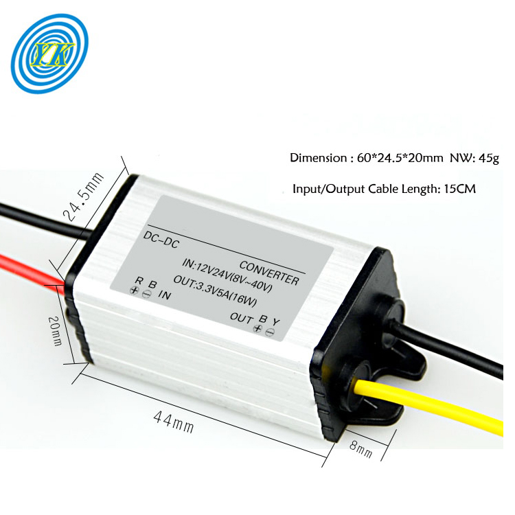 Yucoo dc dc converter 12v to 6v voltage regulator 3A