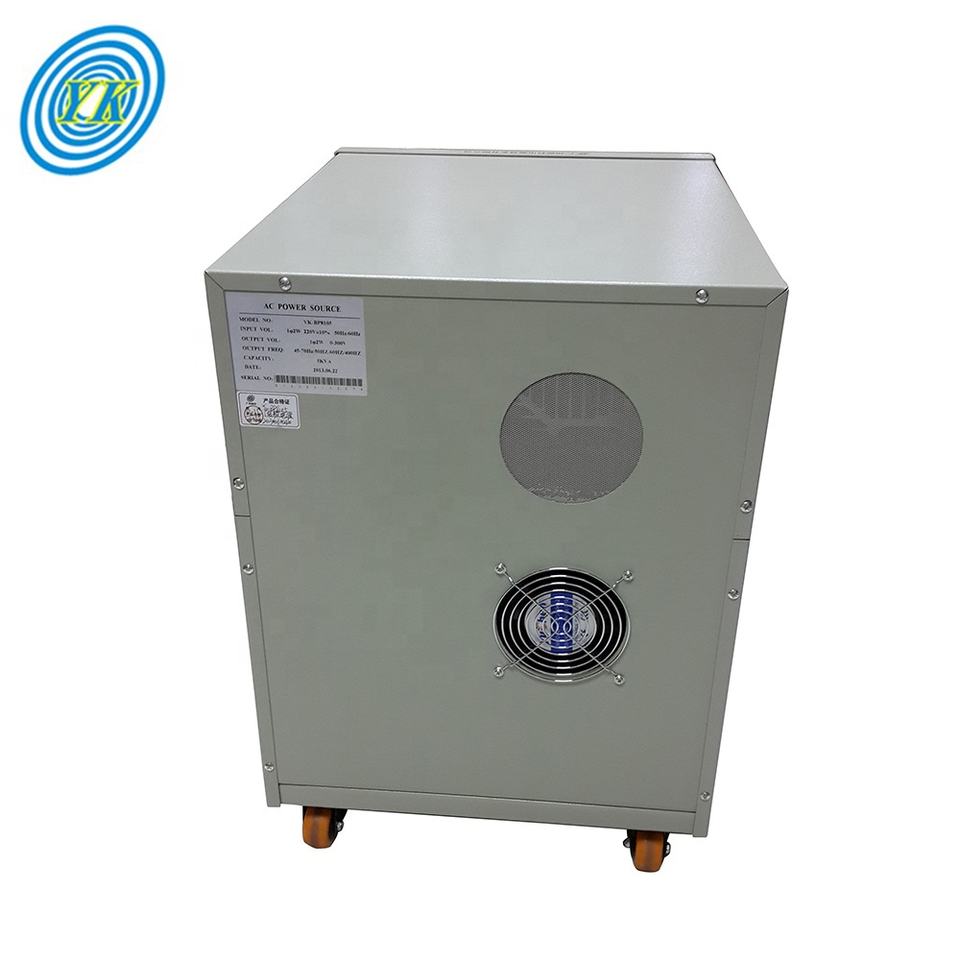 Variable single phase 5kva 60hz to 50hz 47Hz~70Hz 400hz frequency converter