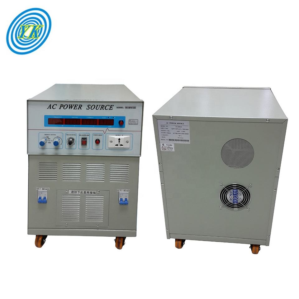 YUCOO single phase 10kva 60hz to 50hz 47Hz~70Hz 400hz frequency converter