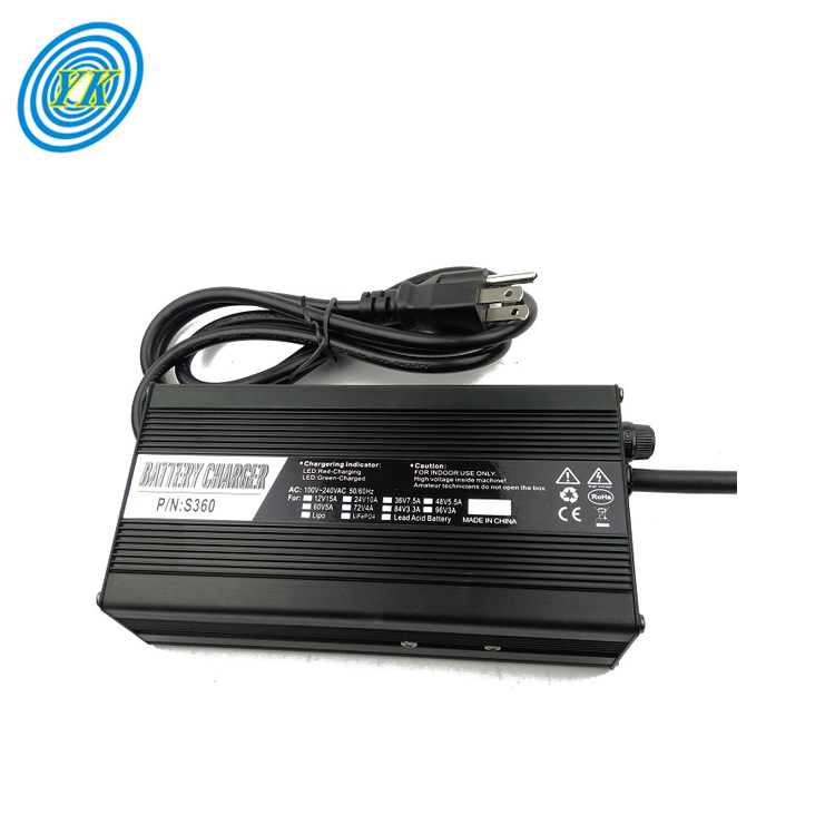 Yucoo 12V 10A lead acid Battery Charger for Civil use 120W