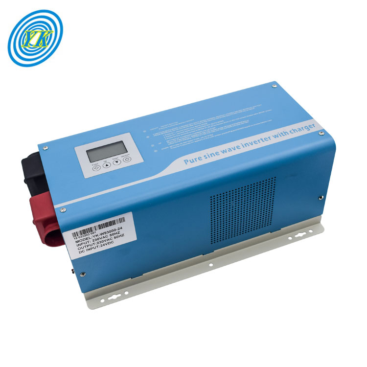 24/48/96VDC to 120/220VAC power inverter pure sine wave 5000w with a built-in charger