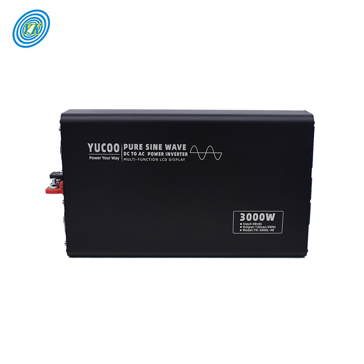 Yucoo pure sine wave inverter 3000W 12V To 220V Inverter 3000W 12V To 110V Inverter