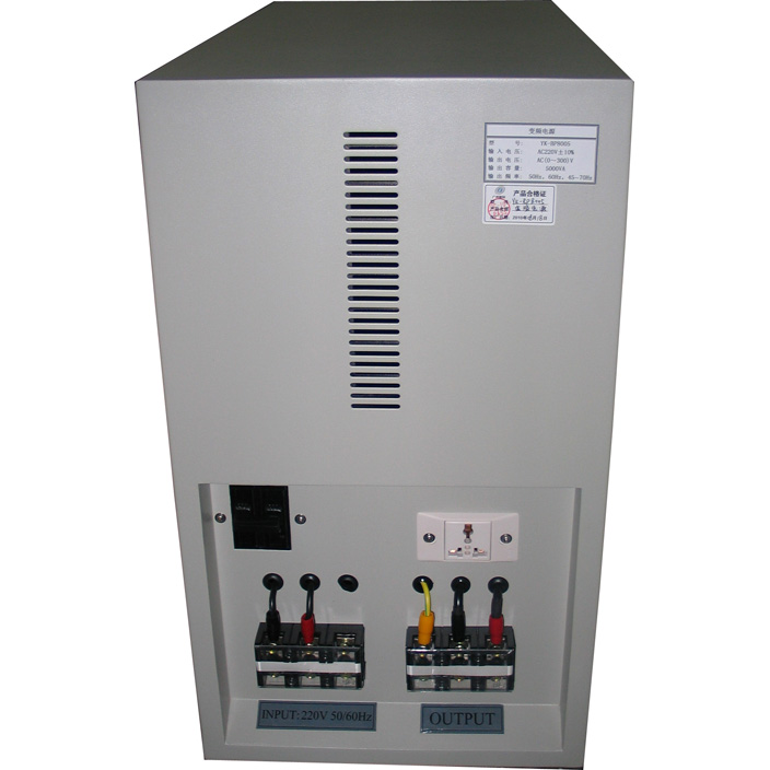 Variable single phase 0.5kva 60hz to 50hz 47Hz~63Hz frequency converter