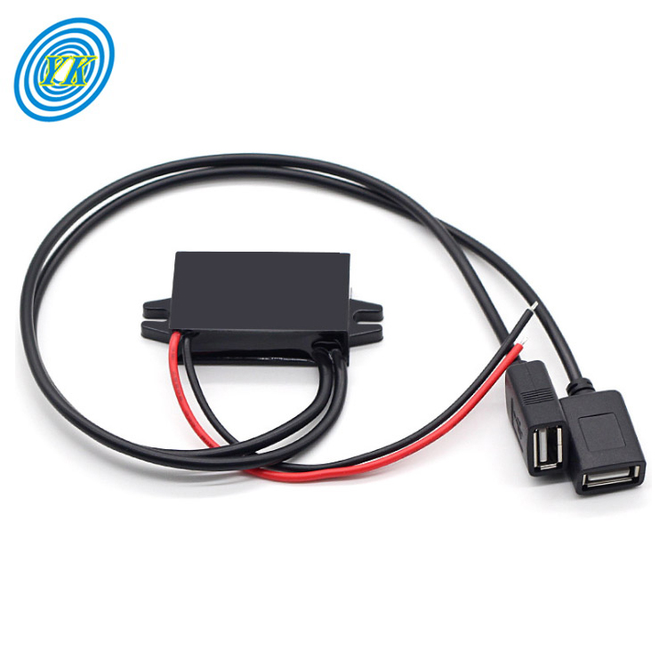 15W 12V to 5V 3A usb to dc step down converter